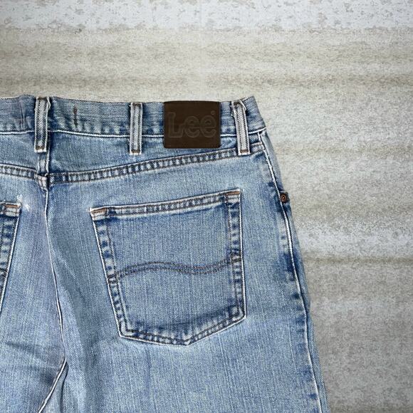 Lee Jeans Light Wash Denim Regular Straight Leg Fit - Picture 3 of 4